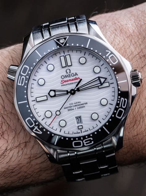 omega seamaster white dial.